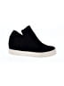 Steve Madden 100% Leather Solid Black Sneakers Size 8 - photo 1