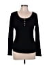 Unbranded Black Long Sleeve Henley Size L - photo 1