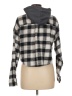 American Eagle Outfitters Plaid Gray Cardigan Size M - photo 2