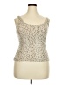 Alex Evenings Ivory Sleeveless Top Size XL - photo 1