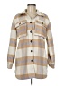 Privy Plaid Tan Coat Size M - photo 1