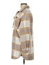 Privy Plaid Tan Coat Size M - photo 5