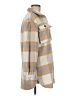 Privy Plaid Tan Coat Size M - photo 4