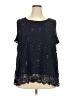 Catherines Blue Sleeveless Blouse Size 26W - photo 1