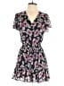 Trixxi 100% Polyester Floral Black Romper Size S - photo 1