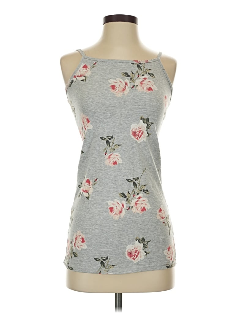 Pre-owned Maurices Tank Top Gray Halter Neckline Tops