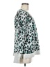 Ann Taylor LOFT Animal Print Silver Cardigan Size M - photo 4