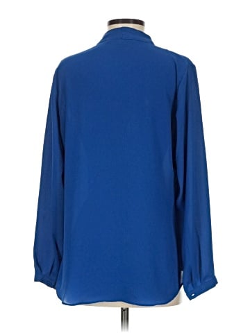 Rose + Olive Long Sleeve Blouse (view 2)