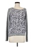 Kut from the Kloth Animal Print Silver Pullover Sweater Size M - photo 1