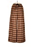 Assorted Brands Plaid Brown Casual Pants Size 25 waist (estimated) - photo 1