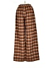 Assorted Brands Plaid Brown Casual Pants Size 25 waist (estimated) - photo 2
