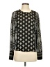 BCBGMAXAZRIA 100% Polyester Black Long Sleeve Blouse Size S - photo 1
