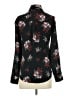 Express Outlet 100% Polyester Floral Black Long Sleeve Blouse Size XS - photo 2
