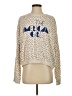 Karen Walker Print Tan Pullover Sweater Size 4 - photo 1