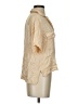 Zara Tan Short Sleeve Blouse Size XS - photo 4