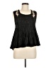 Unbranded Black Sleeveless Blouse Size M (estimated) - photo 1