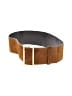 Gianni Versace 100% Leather Brown Leather Belt Size S - photo 1