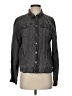 Dylan 100% Linen Gray Denim Jacket Size S - photo 1