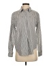 Rails Stripes Silver Gray Long Sleeve Button-Down Shirt Size S - photo 1