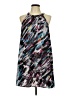 JACK 100% Polyester Graphic Gray Blue Casual Dress Size L - photo 1