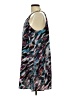 JACK 100% Polyester Graphic Gray Blue Casual Dress Size L - photo 5