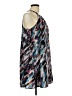 JACK 100% Polyester Graphic Gray Blue Casual Dress Size L - photo 4