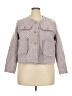 Assorted Brands Polka Dots Gray Jacket Size 3X - photo 1