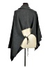 Caslon Gray Poncho Size 2X - 3X - photo 2