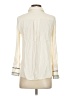 MNG 100% Viscose Ivory Long Sleeve Blouse Size 2 - photo 2