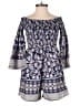 Shein 100% Polyester Paisley Blue Romper Size 2 - photo 1