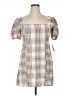Eyeshadow Plaid Ivory Casual Dress Size XL - photo 1