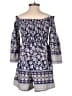 Shein 100% Polyester Paisley Blue Romper Size 2 - photo 2