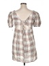 Eyeshadow Plaid Ivory Casual Dress Size XL - photo 2