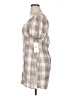 Eyeshadow Plaid Ivory Casual Dress Size XL - photo 5
