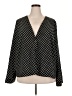 PrettyLittleThing Polka Dots Black Long Sleeve Blouse Size 2X - photo 1