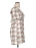 Eyeshadow Plaid Ivory Casual Dress Size XL - photo 4