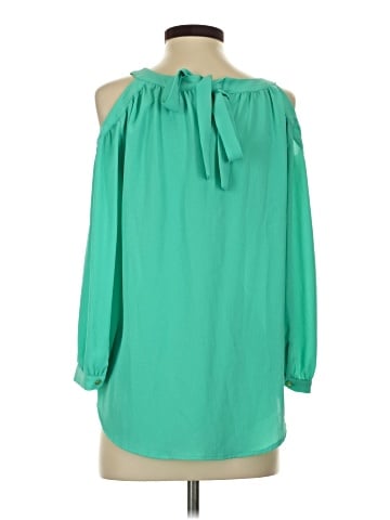 Kaari Blue 3/4 Sleeve T-Shirt (view 2)