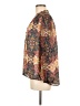 My Danelle 100% Polyester Floral Brown 3/4 Sleeve Blouse Size M - photo 5