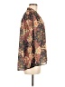 My Danelle 100% Polyester Floral Brown 3/4 Sleeve Blouse Size M - photo 4