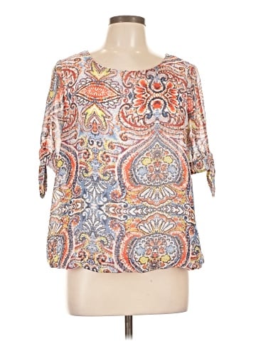 B-Design 3/4 Sleeve Blouse (view 1)