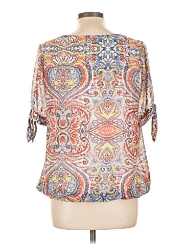 B-Design 3/4 Sleeve Blouse (view 2)