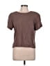 Rena Rowan 100% Rayon Brown Short Sleeve Top Size 10 - photo 1