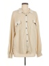 Blue B Tan Long Sleeve Button-Down Shirt Size M - photo 1