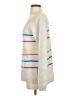 Candace Cameron Bure Stripes Gray Pullover Sweater Size S - photo 5