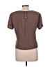 Rena Rowan 100% Rayon Brown Short Sleeve Top Size 10 - photo 2