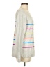 Candace Cameron Bure Stripes Gray Pullover Sweater Size S - photo 4