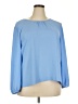 J. by J.Crew 100% Polyester Blue 3/4 Sleeve Blouse Size 18 - photo 1