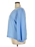 J. by J.Crew 100% Polyester Blue 3/4 Sleeve Blouse Size 18 - photo 5