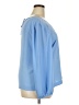 J. by J.Crew 100% Polyester Blue 3/4 Sleeve Blouse Size 18 - photo 4
