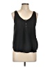 Joie 100% Polyester Black Sleeveless Blouse Size L - photo 1